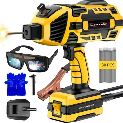 Vista 9 de Mini Soldador de Palo, Máquina de Soldadura Portátil de 200A con 20PCS Electrodos y Gafas de Soldadura, Soldador Pequeño de 110V con Inversor IGBT