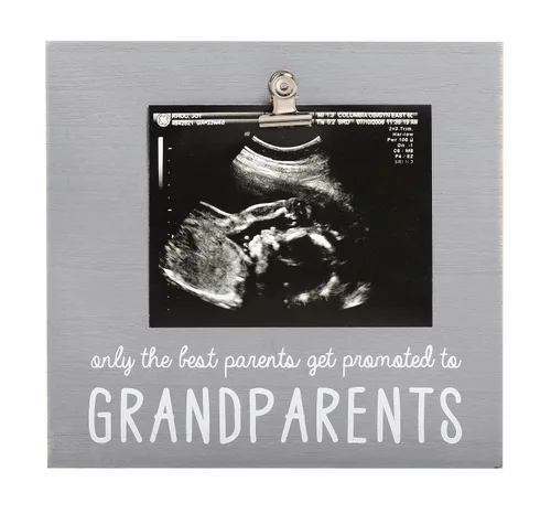 Vista 10 de Pearhead - Marco de fotos de sonograma para anuncio de embarazo para abuelas, marco de foto de ultrasonido para nuevos abuelos, recuerdo ideal