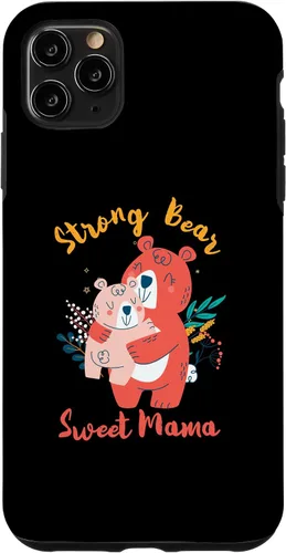 Vista 11 de iPhone 15 Strong Bear Sweet Mama Bear With Bear Cub Funda para el Día de la Madre