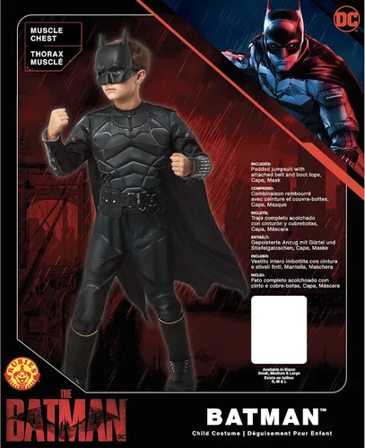 Vista 6 de Rubie's Batman de DC para niños la película de Batman Deluxe, Como se muestra