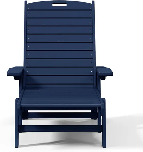 Vista 5 de WestinTrends Malibu Poly - Tumbona reclinable azul marino