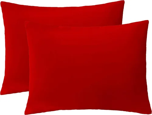 Vista 10 de iMaylex Funda de almohada suave de microfibra cepillada con cremallera, acogedora y ligera, de fácil cuidado, juego de 2, negro, estándar, 20 x 26