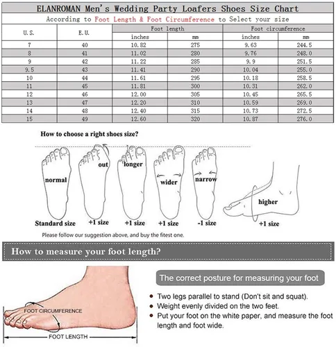 Vista 7 de ELANROMAN Mocasines para hombre, con bordado de terciopelo, sin cordones, para fiesta, boda, baile de graduación