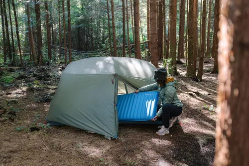 Vista 10 de Therm-a-Rest Trail Pro MAX - Colchoneta de dormir ligera autoinflable para mochileros, grande