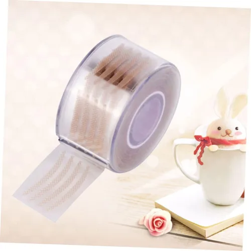 Vista 6 de Mikikit Cinta adhesiva de doble cara para párpados, cinta invisible de maquillaje para párpados, tiras de elevación de párpados para ojos