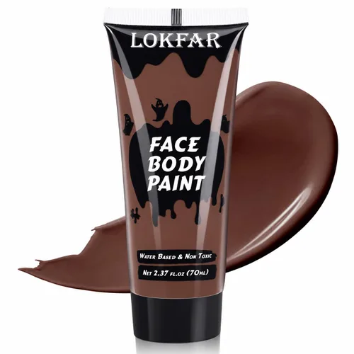 Vista 30 de Pintura corporal blanca para maquillaje de Halloween, crema a base de agua Blanco
