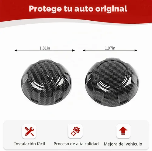 Vista 6 de RT-TCZ para Wrangler JK Cubierta de Manija de Cambio para Jeep Wrangler JK JKU 2011-2017 Accesorios Interiores de Fibra de Carbono 2 piezas