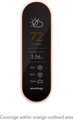 Vista 2 de BoxWave Protector de pantalla compatible con control remoto inteligente Sevenhugs – ClearTouch Crystal (paquete de 2), película HD – Escudos