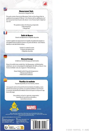 Vista 3 de Marvel: Crisis Protocol - Herramienta de movimiento y rango de herramientas de alcance, herramientas actualizadas para mediciones precisas. Juego