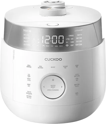 Vista 10 de CUCKOO CRP-MHTR0309F Arrocera de calentamiento por inducción de presión doble de 3 tazas (sin cocinar) 11 opciones de menú: alta/sin presión
