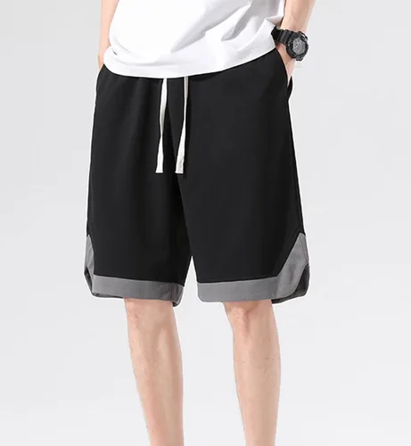 Vista 3 de Camisa de la NASA, pantalones cortos casuales, hip-hop, estilo suelto y delgado, capris, pantalones de baloncesto, camisa de verano de secado rápido