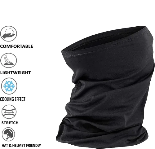 Vista 3 de Diadema para la cabeza, bufanda deportiva, máscara de tubo, máscara facial, polaina para el cuello para hombres y mujeres, protección solar