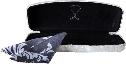 Vista 17 de La original e impresionante caja de gafas de concha dura, para mujer, de Spunky Soul Recubierto por un suave brillo Paño de limpieza