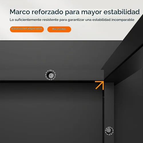 Vista 6 de Mesa de Comedor de Bambú HOOBRO, Mesa de Comedor Cuadrada para 2, Mesa de Cocina de 27.6" para Espacios Pequeños, Mesa de Escribir, Fácil de Montar