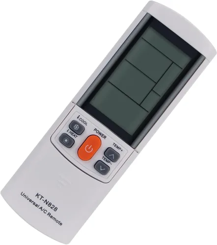 Vista 3 de PERFASCIN KT-N828 - Mando a distancia de repuesto universal para Midea Hitachi Haier LG Panasonic Carrier