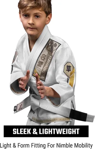Vista 3 de Hayabusa Ascend Lightweight Jiu Jitsu Gi Kids