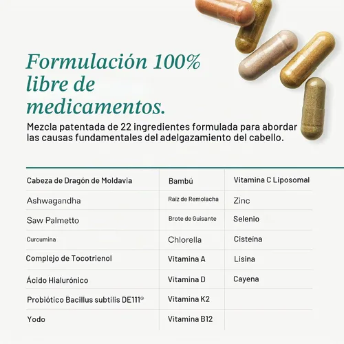 Vista 7 de Nutrafol Women Hair Growth Supplements, Ages 18-44, 1-Month Bottle