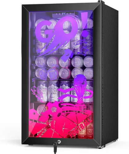 Vista 26 de Refrigerador Enfriador de Vinos de 8 Botellas, Refrigerador Pequeño de Vino, Mini Refrigerador de Vino de Encimera con Puerta de Vidrio, Bodegas