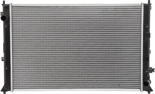 Vista 36 de SCITOO Conjunto de radiador de aluminio refrigerante del motor para 1986-1994 para Nissan D21 2.4L 3.0L 1987 para Nissan para Pathfinder 2.4L