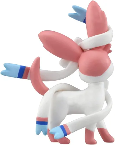 Vista 2 de Takara Tomy Pokemon Moncolle Sylveon Pokemon Figura Juguete 4 años en adelante Juguete Estándar de seguridad aprobado ST Mark Certificado Pokemon