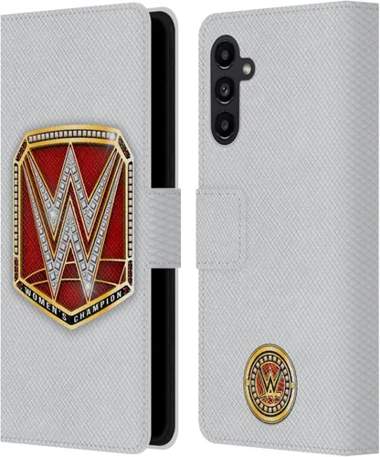 Vista 291 de Head Case Designs Officially Licensed WWE Cruiserweight Champion Title Belts Leather Wallet Case Compatible with Samsung Galaxy A07 4G Campeón
