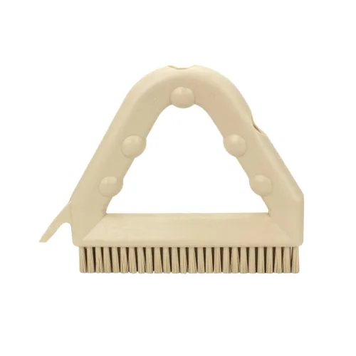 Vista 12 de SPARTA Cepillo comercial de plástico para lechada, cepillo de fregar en forma de triángulo con raspador y dos agujeros roscados para fijar el mango