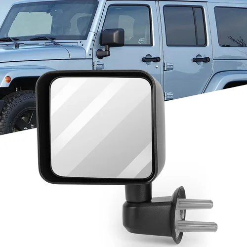 Vista 41 de Espejo Lateral del Conductor o del Pasajero Compatible con 1980-1996 Para Ford F150 1980-1996 Para Ford F250 1980-1996 Para Ford F350 Operado
