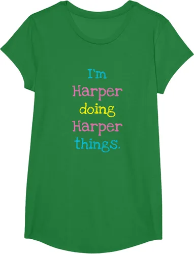 Vista 50 de Harper - Camiseta de regalo para niños con texto personalizado
