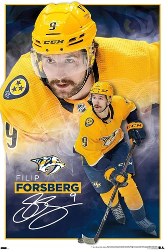 Vista 9 de Trends International NHL Nashville Predators - Póster de pared de Filip Forsberg 23