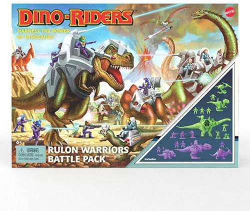Vista 3 de Dino-Riders Paquete de batalla de los guerreros Rulon