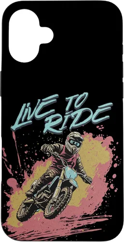 Vista 23 de Live to Ride Dirt Bike Motocross Racing Motorcycle Riding Case for iPhone 16