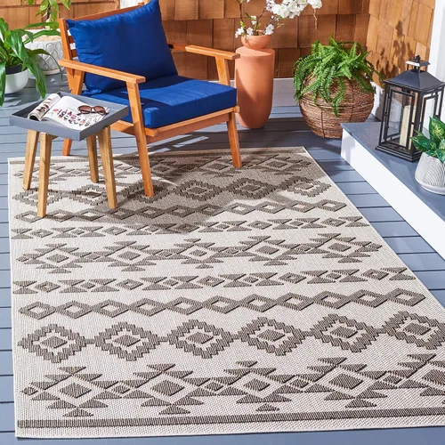 Vista 10 de SAFAVIEH Global Collection - Alfombra de pasillo, 2 pies 2 pulgadas x 8 pies, diseño beige y beige oscuro, no desprende pelusa y de fácil cuidado