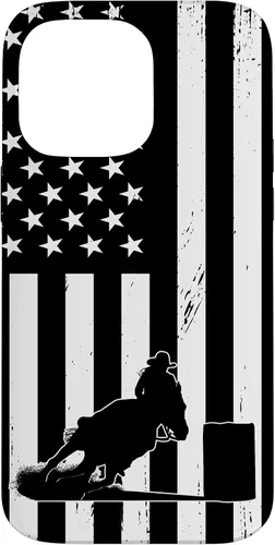 Vista 21 de Funda para iPhone 17 con diseño de vaquera con bandera de Estados Unidos