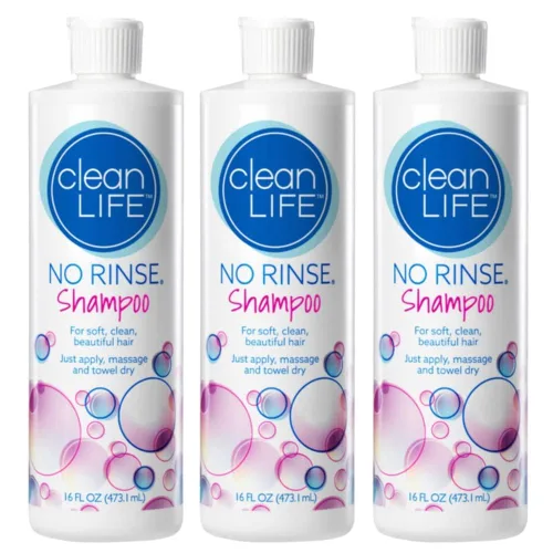 Vista 6 de No-Rinse CleanLife Products Champú, 8 onzas líquidas, sin agua, sin enjuague, fórmula líquida de espuma rápida para recuperación quirúrgica, cuidado