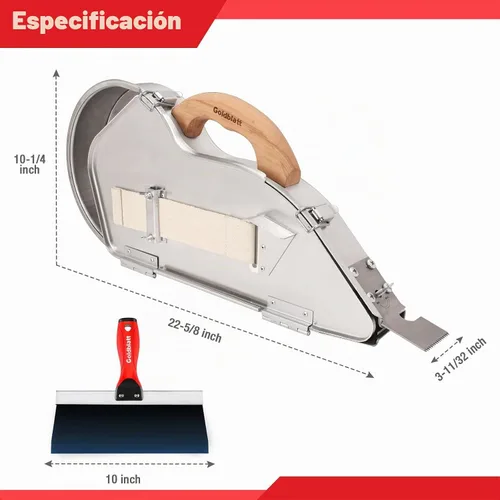 Vista 2 de Goldblatt Herramientas de cinta de banjo para paneles de yeso con cuchillo
