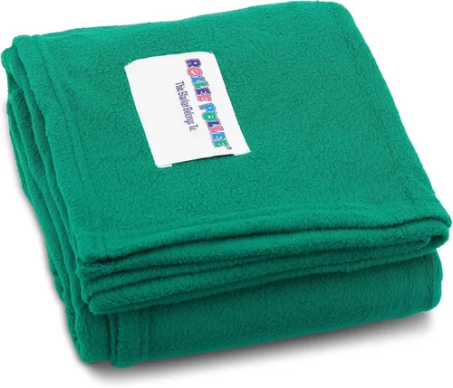 Vista 5 de ROLLEE POLLEE Northwest - Manta de dormir de forro polar verde para niños, manta súper suave que no forma bolitas, individual - Solución acogedora