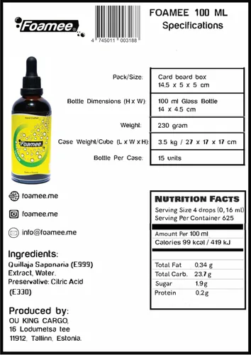 Vista 3 de Foamee Espumador de Cóctel Vegano 1.7 fl oz