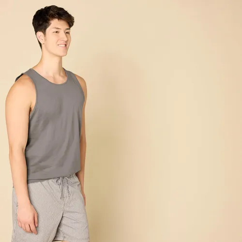 Vista 2 de Tienda Essentials Camiseta sin mangas para hombre, camiseta de ajuste regular