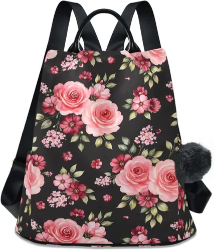 Vista 30 de ALAZA - Mochila para mujer, divertida, antirrobo, a la moda, bolsa de hombro, mochila de mujer, Alquimia, Classic