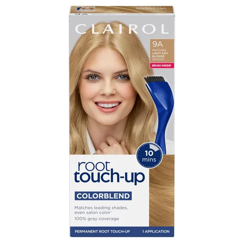 Vista 45 de Clairol Root Touch-Up de Nice'n Easy Tinte Permanente para el Cabello, 10 Rubio Extra Claro, Paquete de 1
