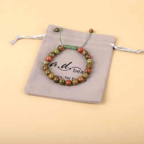Vista 106 de AD Beads Pulseras de piedras preciosas unisex de 0.315 pulgadas (0.315 in), macramé curativo ajustable de 7 a 9 pulgadas Usa esta pulsera