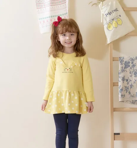 Vista 2 de Chatter Carrot Túnica de manga larga para niñas pequeñas y niños