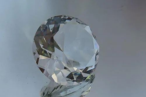 Vista 5 de Piedras de nacimiento pisapapeles cristal diamante 2.362 in arte de cristal
