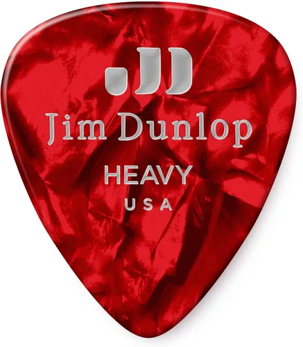 Vista 19 de Celuloide púas de guitarra Dunlop Classic, 12 unidades, Shell Caparazón