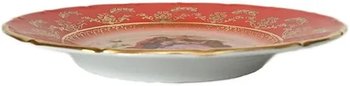 Vista 2 de Madonna Classic Red-Ruby - Plato de postre - 7 pulgadas