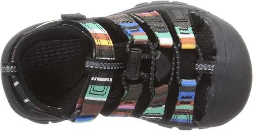 Vista 5 de KEEN Sandalias de agua infantil Newport H2 con puntera cerrada, Raya BlackBlack, 3 Big Kid