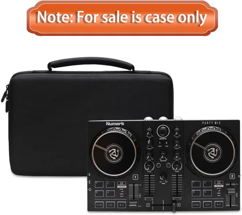 Vista 6 de Funda LTGEM para mezclador de DJ Numark Party Mix II o Hercules DJControl Mix Ultra, Negro (Solo la funda)