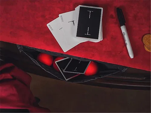 Vista 4 de Bolsillo de mesa de mago, trucos de magia para escenario, accesorios de primer plano, accesorios de truco fáciles de configurar, sostiene cosas