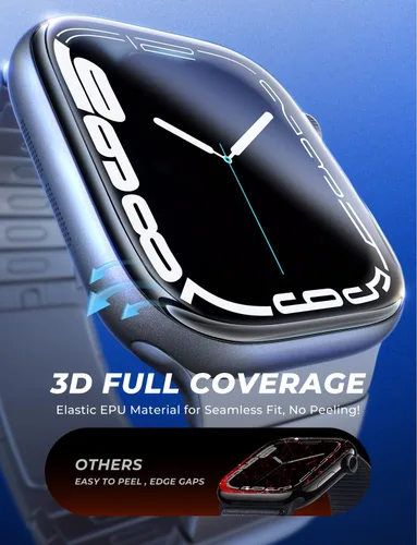 Vista 14 de MAGIC JOHN Paquete de 2 para Apple Watch SE 3 (2025) SE 2 SE Series /6/5/4 40 mm Protector de pantalla, [Tecnología de alineación automática]