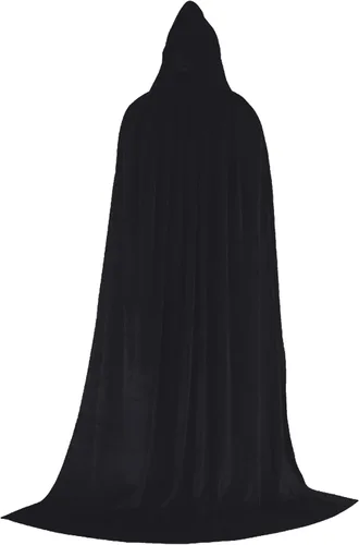 Vista 2 de Uttpll Capas de terciopelo para niños, capa con capucha para Navidad, Halloween, fiesta de cosplay
